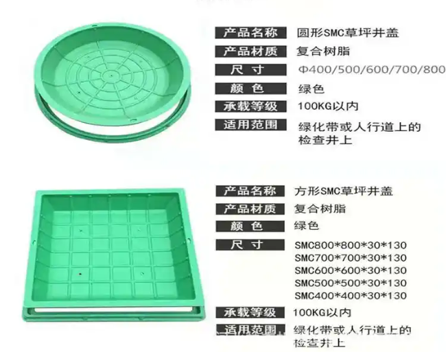 龙岩树脂复合种植井盖展示